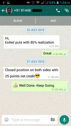 WhatsApp Testimonial Menon